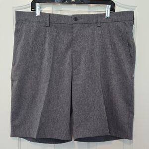 Grand Slam Charcoal Flat Front Shorts Size 38